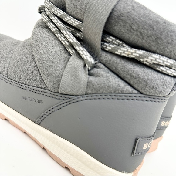 SOREL Whitney Short Puffer Ankle Boot Quilted Waterproof Women’s 8 Color Quarry - Picture 10 of 10